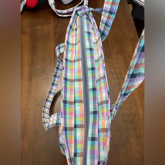 Vera Bradley Gingham Plaid Tote Bag - Picture 9 of 9